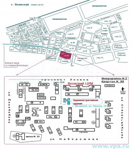 Волжский мкр 19 карта