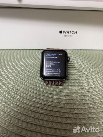 Часы apple watch 3 38 mm