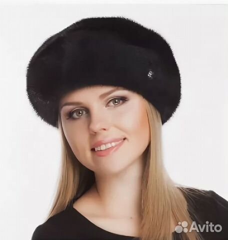 Женский норковый берет