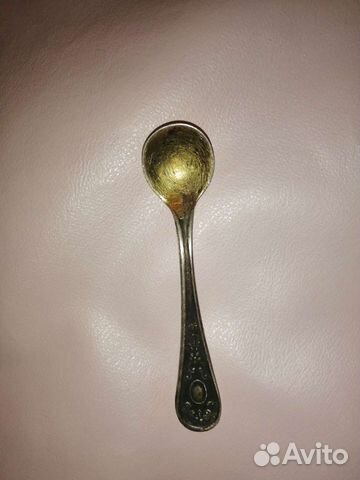Серебриная старинная ложка