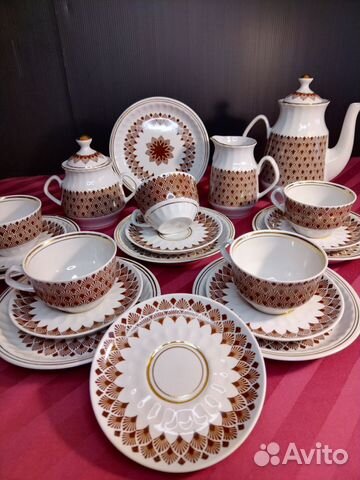 Кофейный сервиз, Рига фарфор