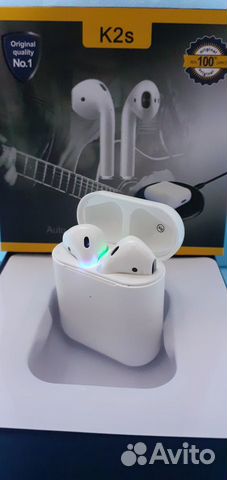 Airpods беспроводные наушники K2S. Топовый звук