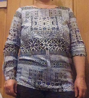 Блуза х/б+вискоза р. 46-48