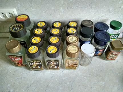 Банки из-под кофе, детского питания и др