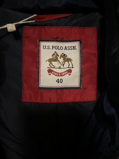 Пуховик U.S. polo Новый