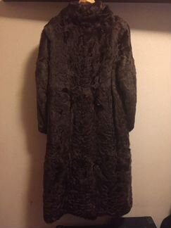 Шуба длинная из козлика