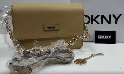 Dkny Сумки Нат Кожа Бежевый Клатч Donna Karan Dkny
