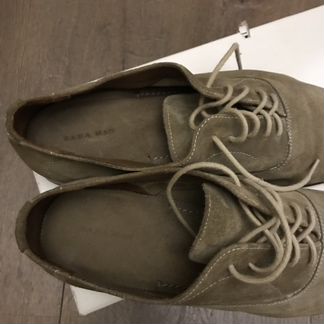 Мужские замшевые туфли Zara