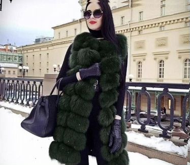 Жилетка из песца