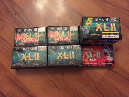 Новые кассеты Maxell XL II 90 / 60