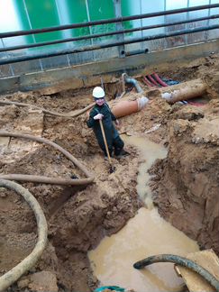 Прокладка кабеля в траншее и другой электромонтаж