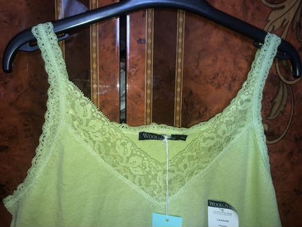 Двойка новая woolovers р-р 50(xl) хлопок/шёлк