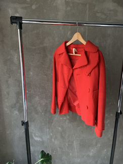 Jnby красное демисезонное полупальто