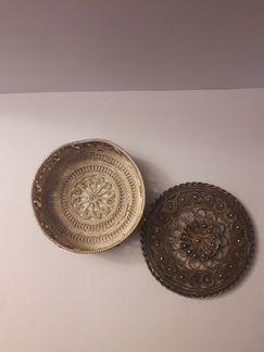 Шкатулка Горошек посеребренная