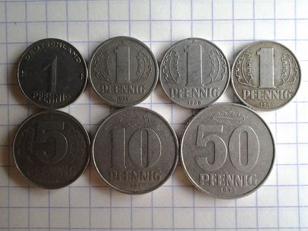 Алюминевые монеты Германии