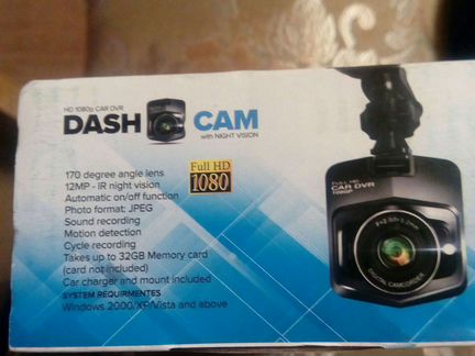 Видеорегистратор Dash Cam HD 1080 p