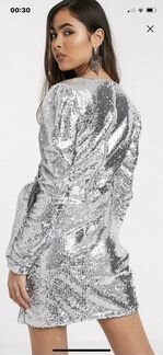 Платье с пайетками на новый год