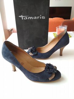 Туфли Tamaris, натуральная замша