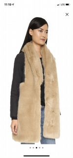 Пальто шуба из искусственного меха