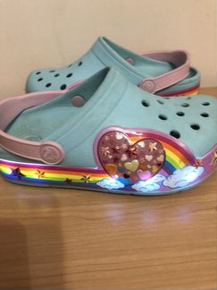 Crocs, мигающие, размер 13