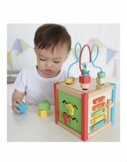 Новая, Развивающая игрушка, Бизикуб, бизиборд, ELC