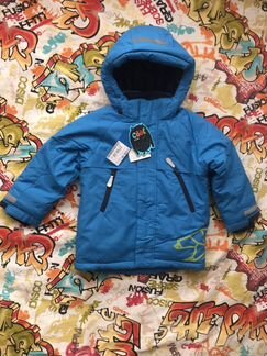 Куртка futurino голубая новая 104