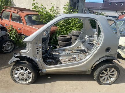 Smart Fortwo 0.7 AMT, 2006, битый, 10 000 км