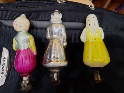 Ёлочные игрушки СССР на прищепке