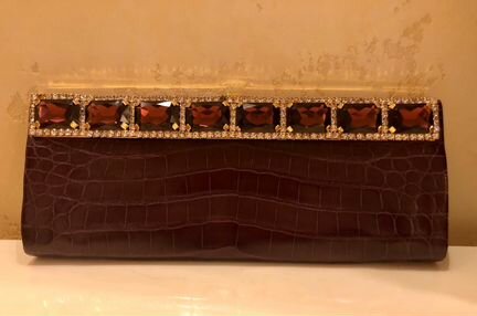 Роскошная кожаная сумка клатч Valentino (оригинал)