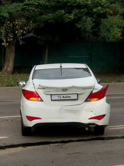 Hyundai Solaris 1.6 AT, 2015, битый, 70 000 км