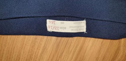 Темно-синие брюки Zara 164