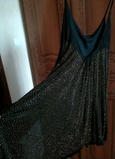 Платье с открытой спиной и стразами h&m редкая Кол