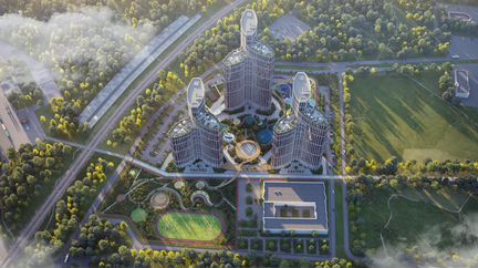 Квартира-студия, 68.4 м², 19/39 эт.