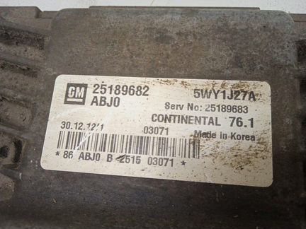 Блок управления двигателем Chevrolet Cruze J305