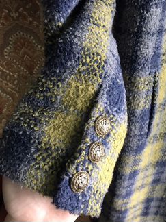 Зимнее пальто букле Roberto Cavalli