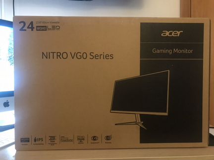 Монитор acer VG240YU bmiipx 2560x1440 75гц