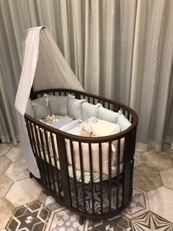 Кроватка stokke sleepi от 0 до 3 лет