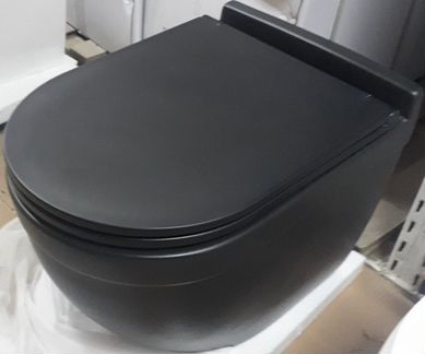 Унитаз черный матовый Ceramalux 2198MB