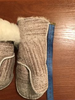 Варежки из натуральной овчины