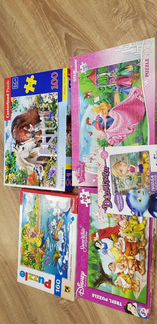 Пакет пазлов trefl, castorland, disney, origami