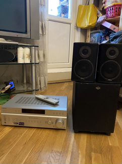 Домашний кинотеатр ресивер сабвуфер колонки