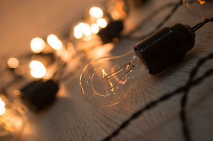 Гирлянда 25 метров ретролампочки Ильича