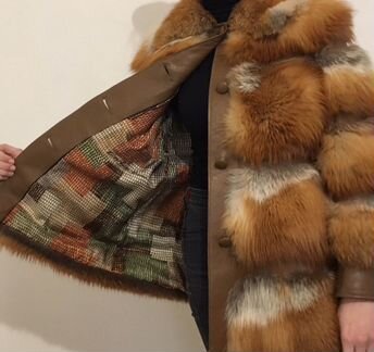 Шуба из лисы