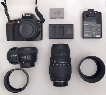 Nikon D3500 + 35mm 1:2 + 70-300mm 1:4-5.6
