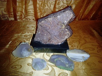 Уральские камни-самоцветы,набор,сувенир,винтаж-70е