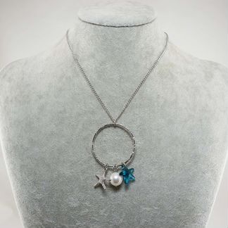 Подвеска Морские звезды Swarovski