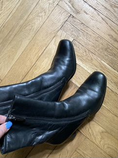 Полусапожки кожаные 39