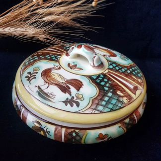 Шкатулка блинница птицы конаково