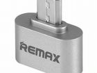 USB OTG адаптер remax Micro-USB RA-OTG (серебряный