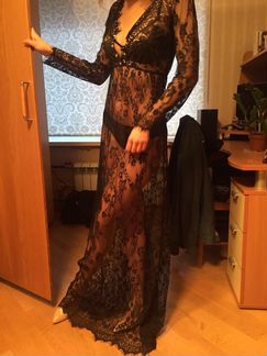 Сексуальное платье со стразами Swarovski и халатик